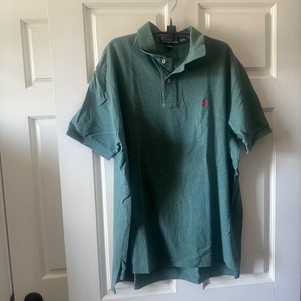 Polo Ralph Lauren - Green Polo- Size XL - Picture 2 of 6